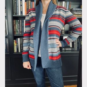 Ralph Lauren • Shawl Cardigan Sweater in South Western Stripes